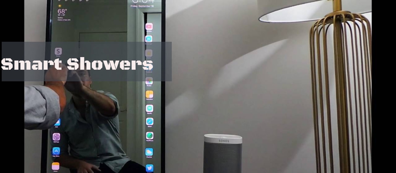 smart shower feels and looks super modern